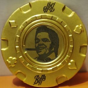 Back to the Future Biff Tannen's Casino Gold Plated Coin Official Collectible